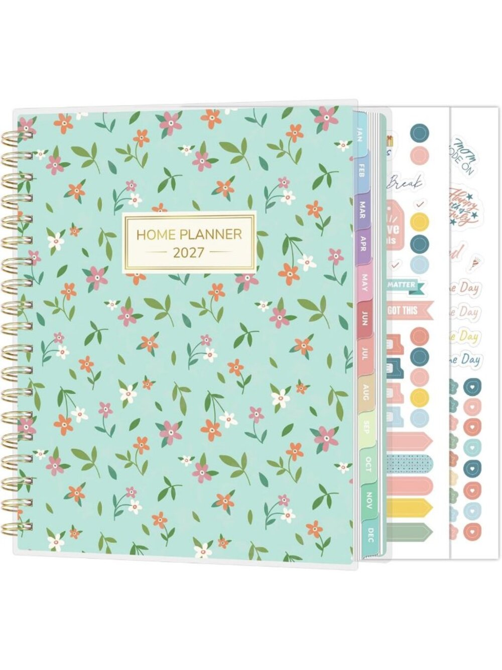 2027 Work from Home Planner with Stickers, Monthly Budget & Weekly Calendar
